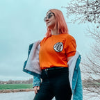 Zdjęcie produktu Dragon Ball - Kaio Distressed T-Shirt pomarańczowy