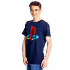 Zdjęcie produktu PlayStation - Logo T-Shirt niebieskie