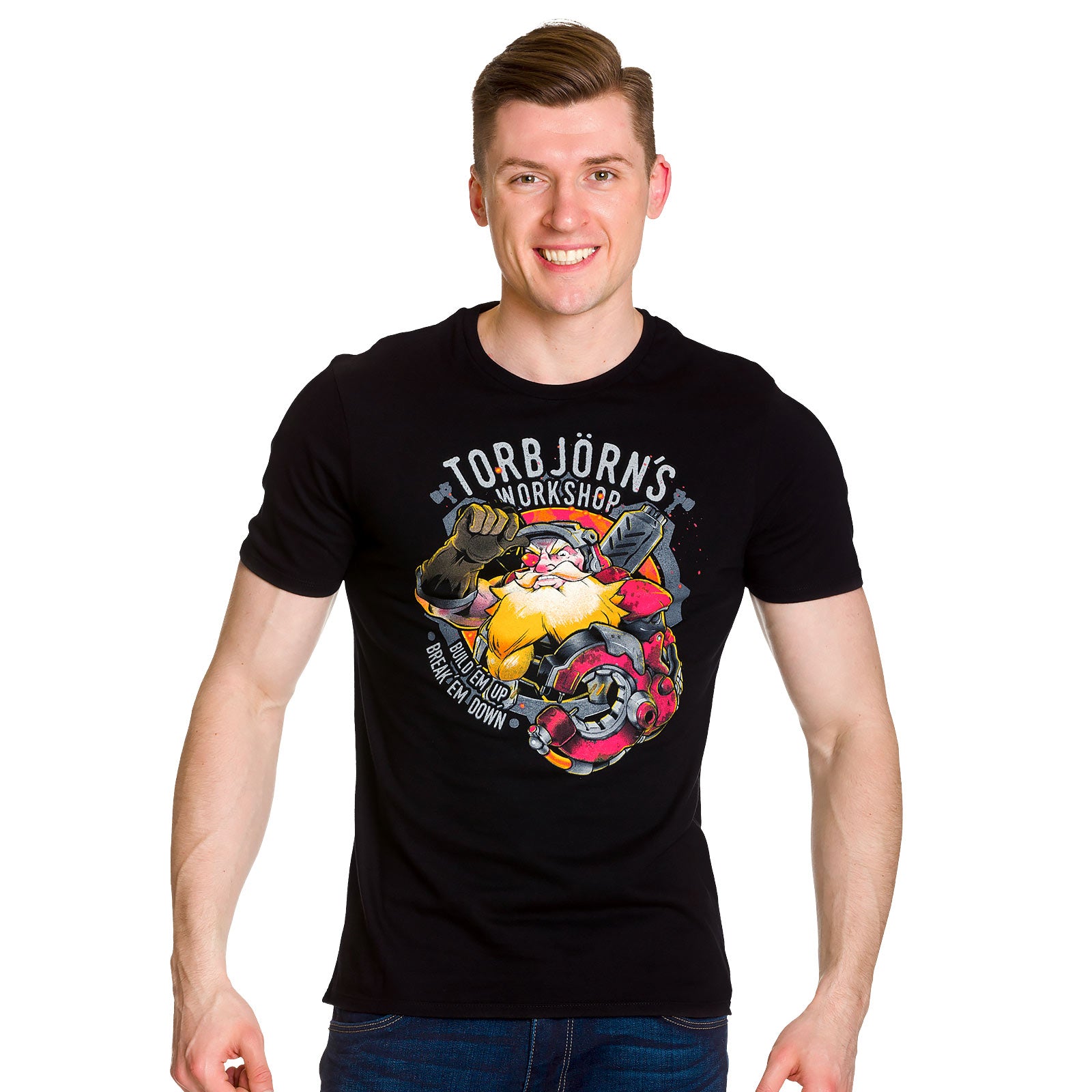 Zdjęcie produktu Overwatch - T-shirt Torbjörna Warsztat czarny