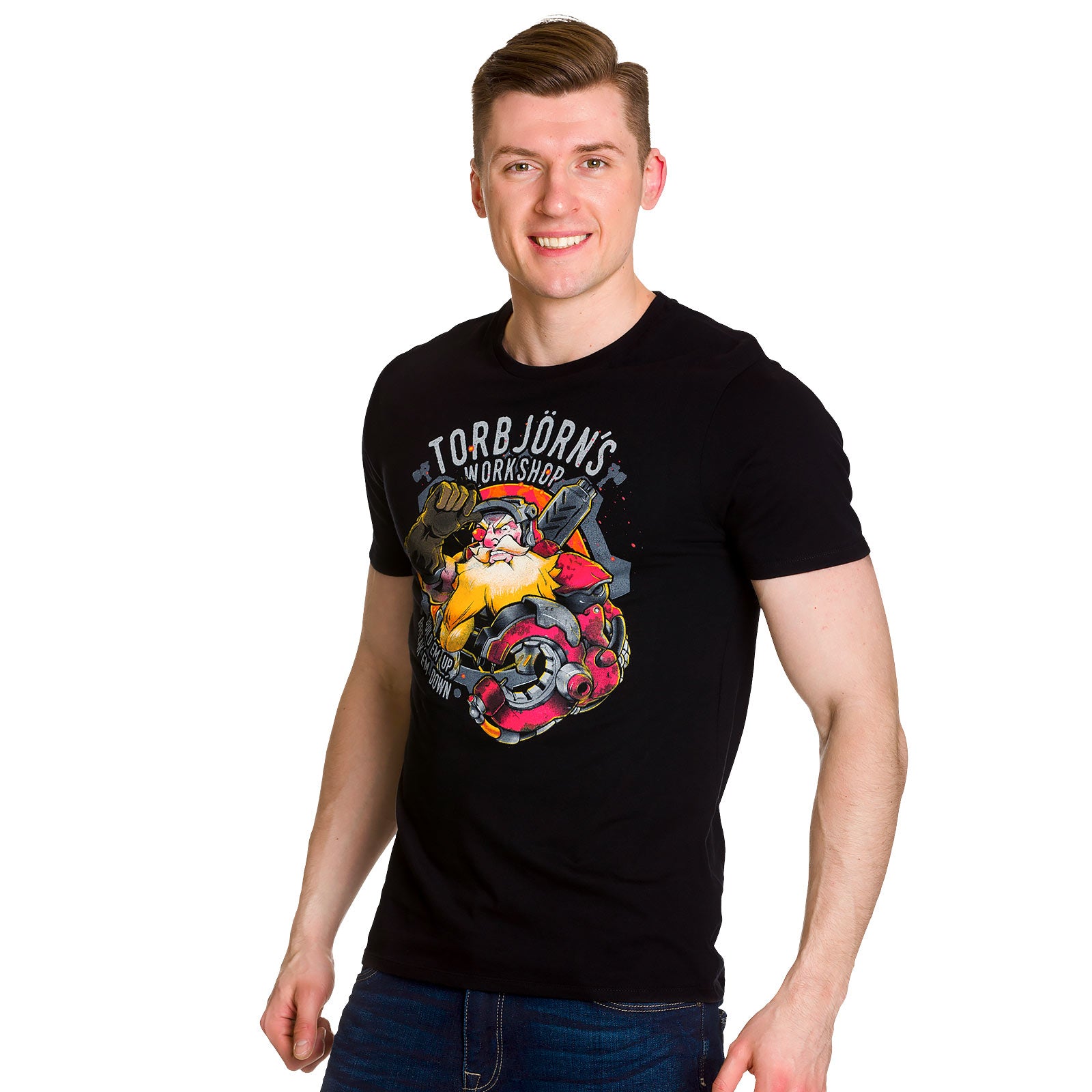 Zdjęcie produktu Overwatch - T-shirt Torbjörna Warsztat czarny