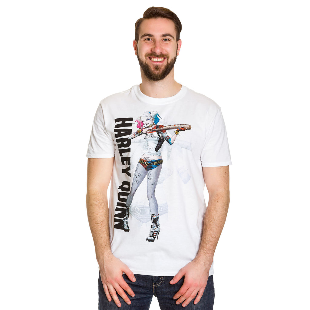 Zdjęcie produktu Suicide Squad - Harley Quinn Plakat T-Shirt biały