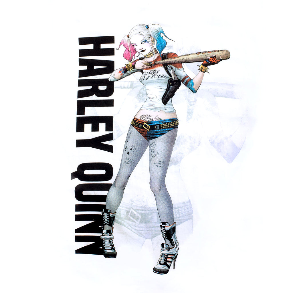 Zdjęcie produktu Suicide Squad - Harley Quinn Plakat T-Shirt biały