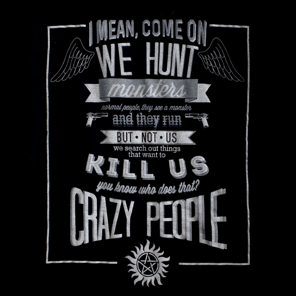 Zdjęcie produktu Supernatural - Crazy People Koszulka damska czarna