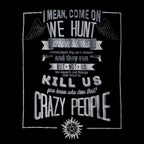 Zdjęcie produktu Supernatural - Crazy People Koszulka damska czarna