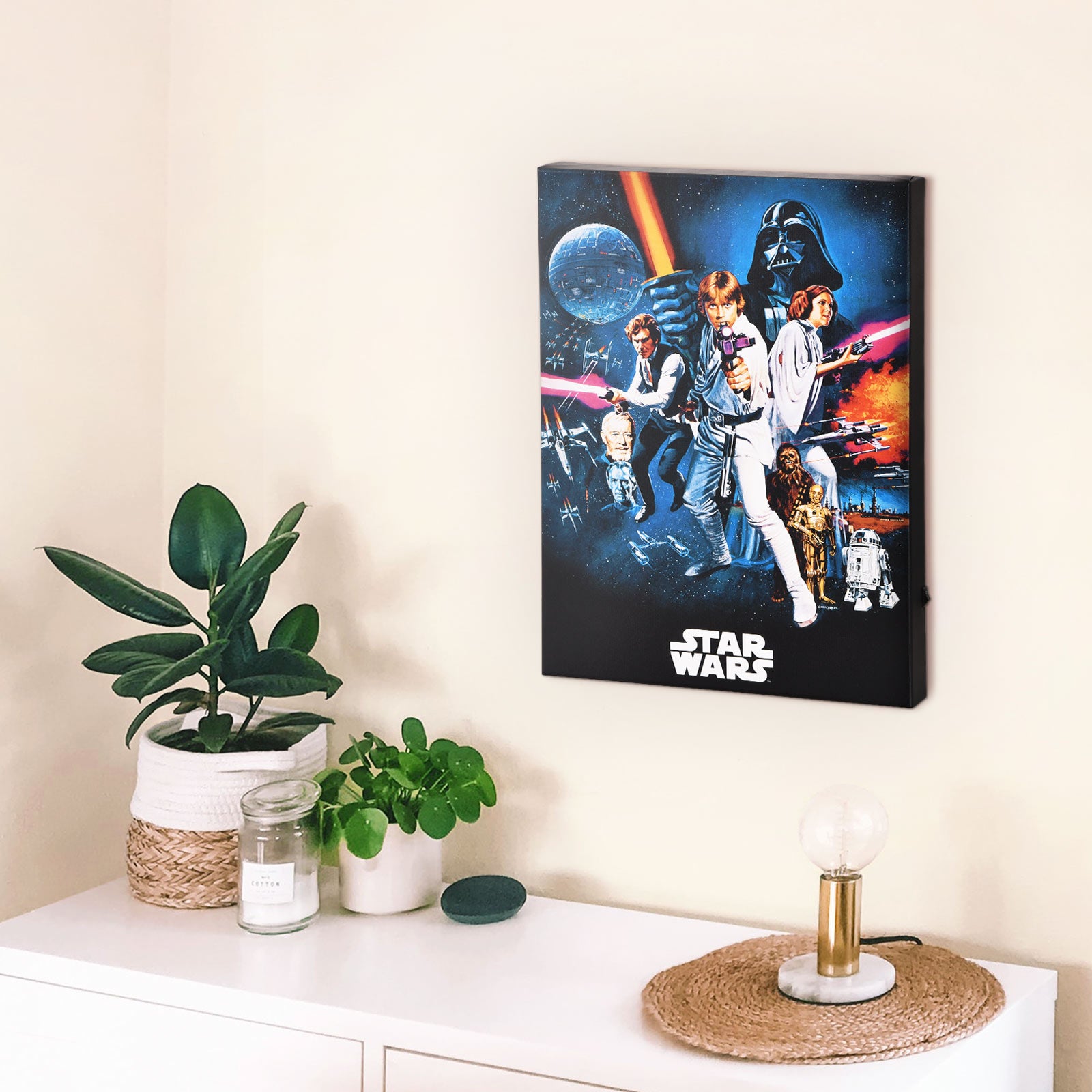 Zdjęcie produktu Star Wars - Nowa Nadzieja Obraz na ścianę z podświetleniem