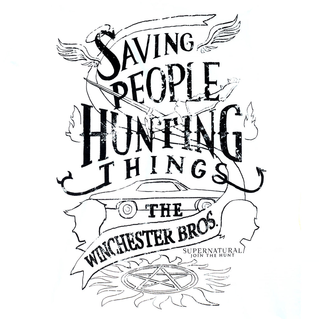 Zdjęcie produktu Supernatural - Winchester Bros T-Shirt damskie białe