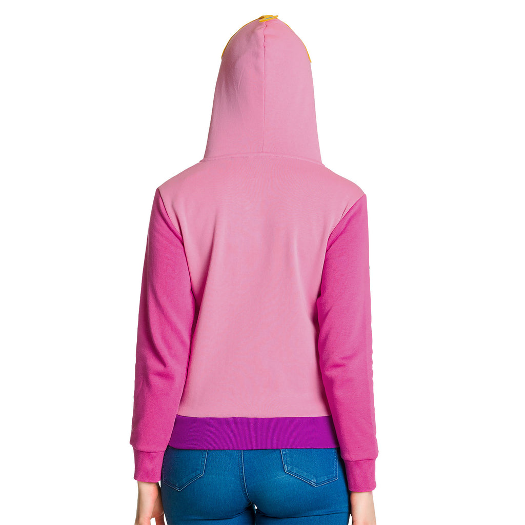 Zdjęcie produktu Adventure Time - Księżniczka Bubblegum Bluza z kapturem damska różowa
