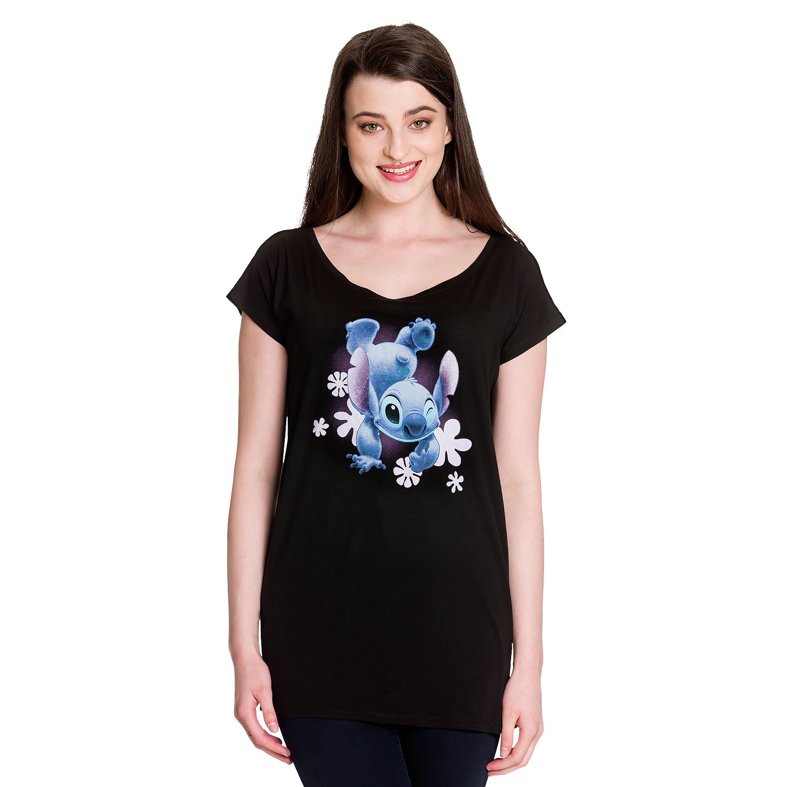 Product image Lilo & Stitch - Stitch Women's Loose Fit T-Shirt Black