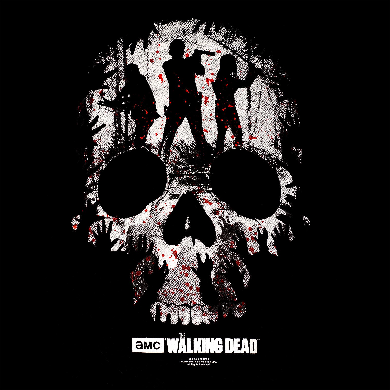 Zdjęcie produktu Walking Dead - Skull T-Shirt damski