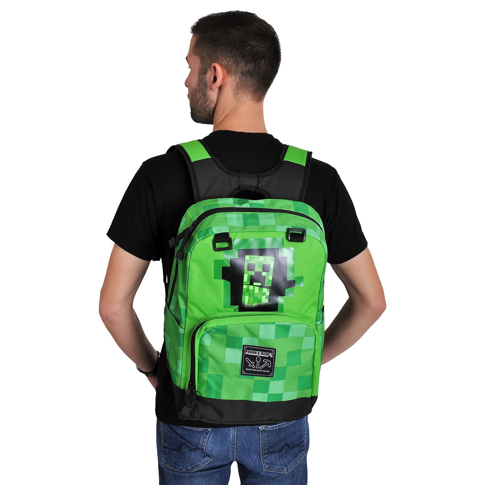 Product image Minecraft - Creeper Inside backpack green