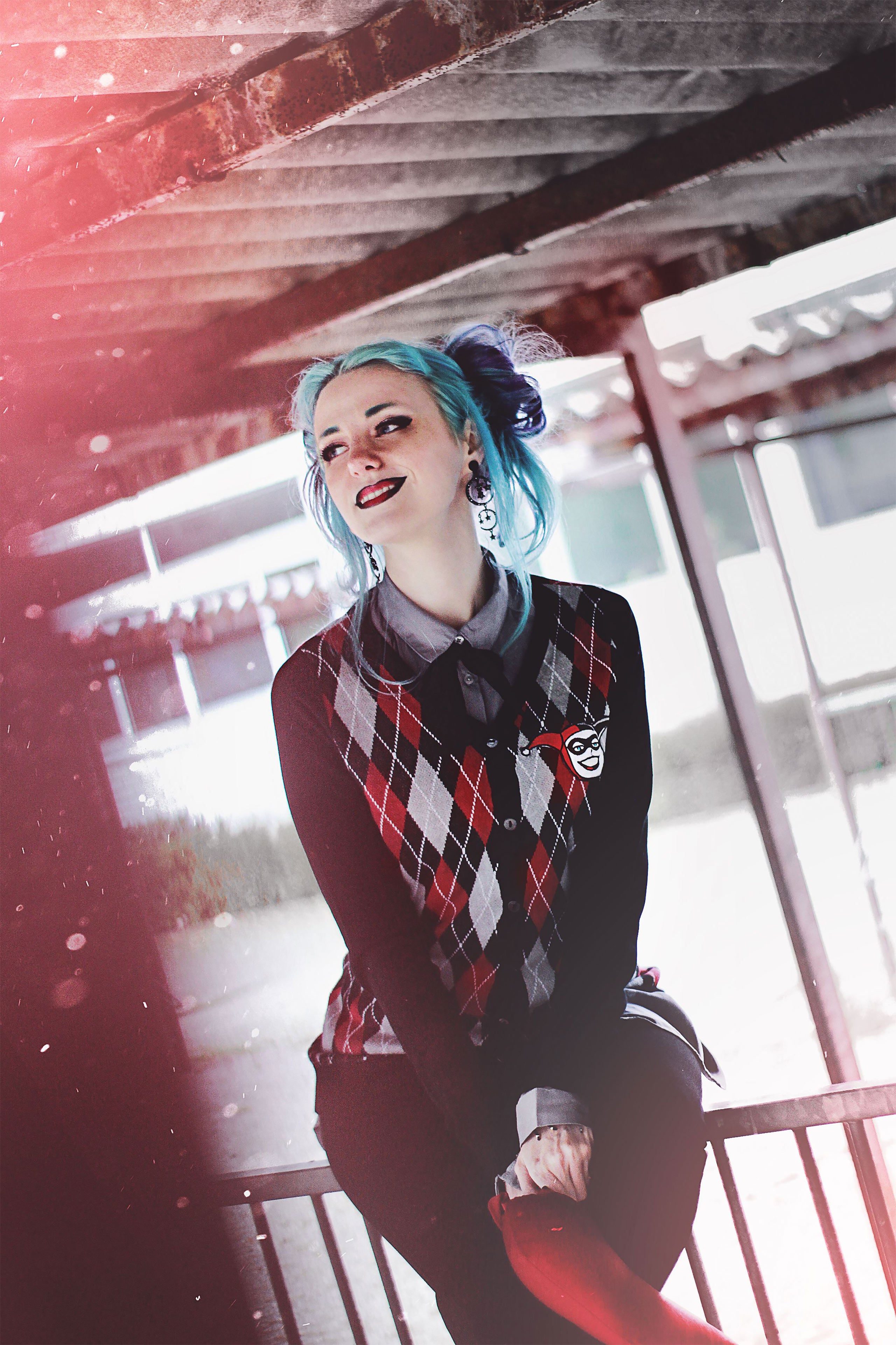 Zdjęcie produktu Harley Quinn - Kardigan Harlekin