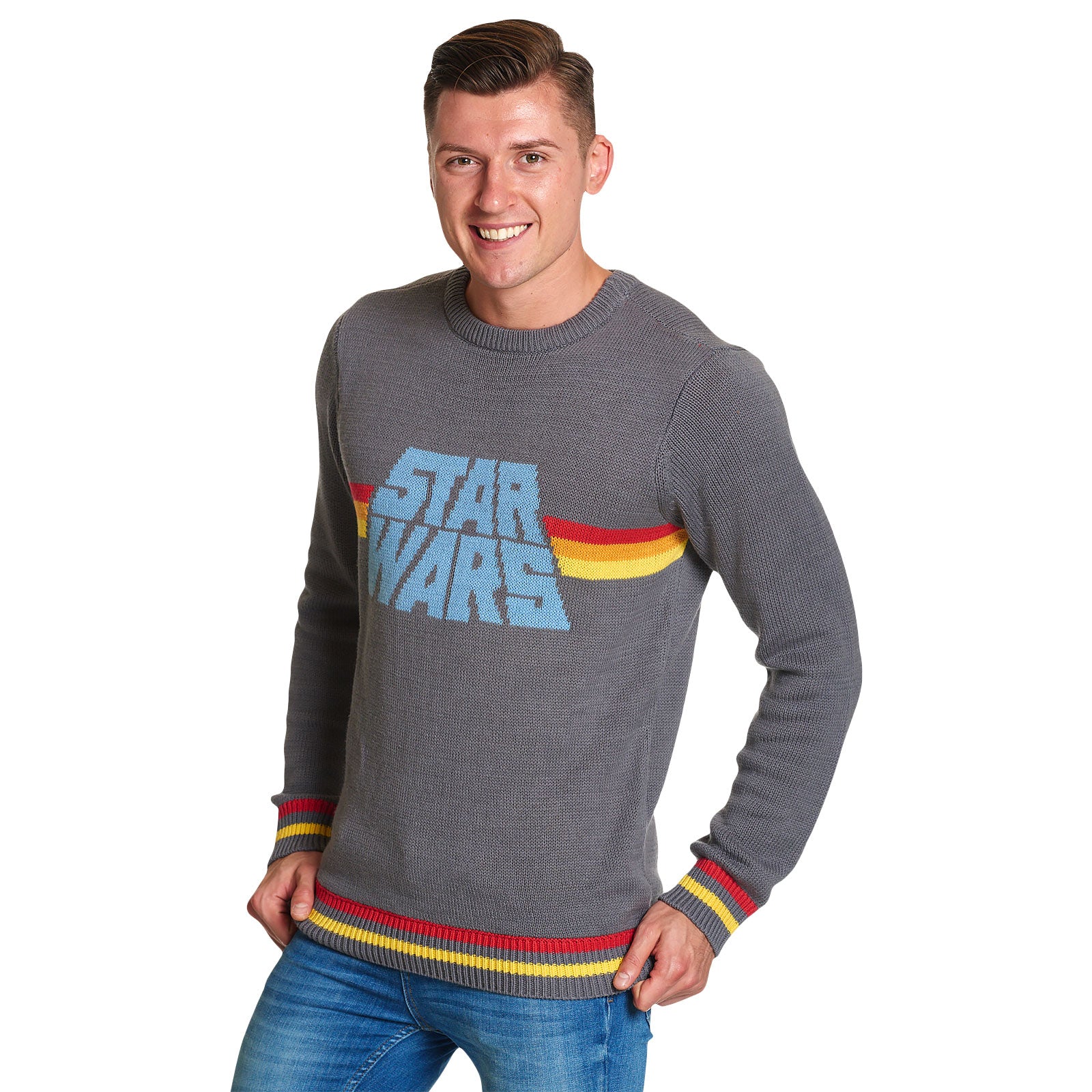 Zdjęcie produktu Star Wars - Logo Vintage Sweter Dzianinowy