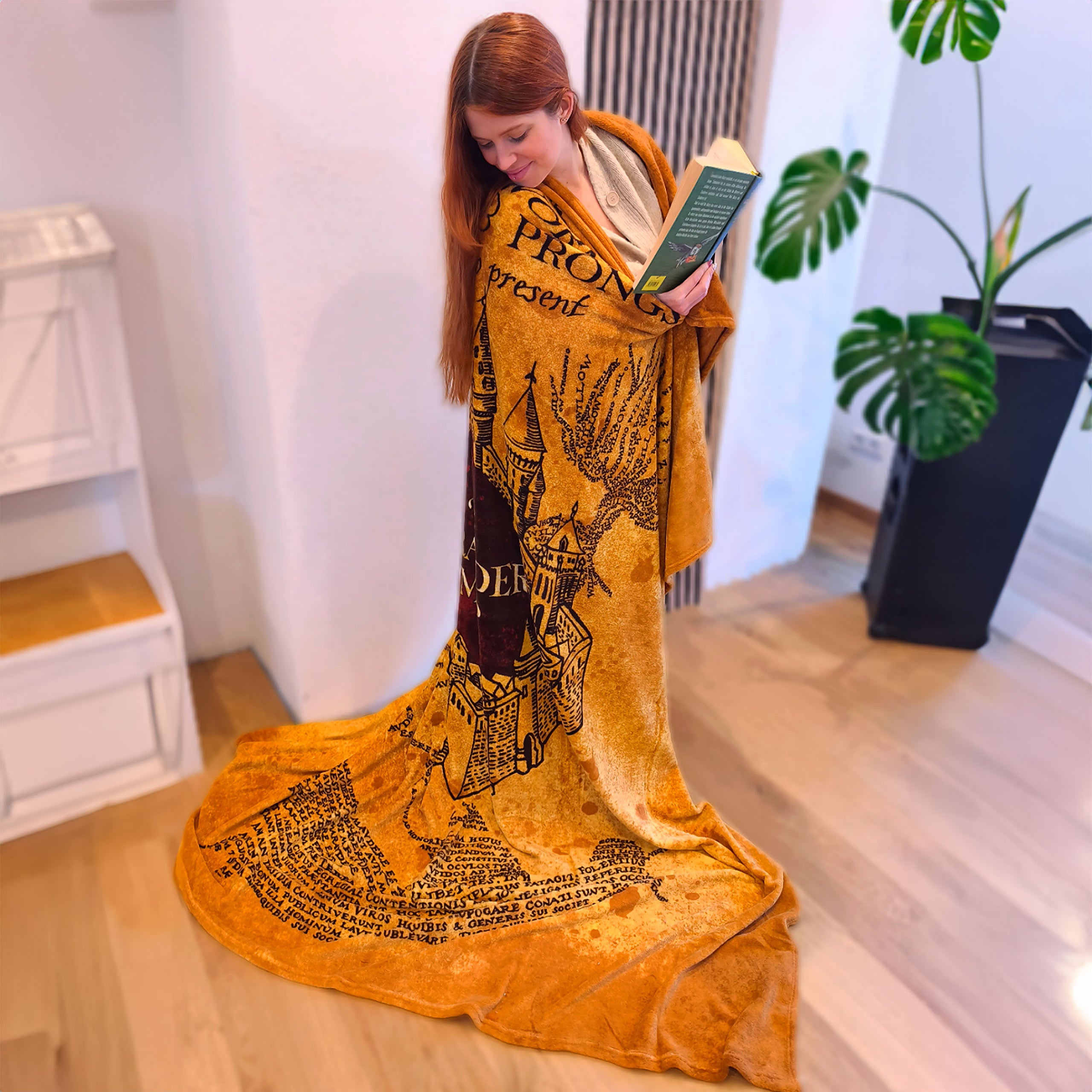 Zdjęcie produktu Harry Potter - Koc z Mapą Huncwotów