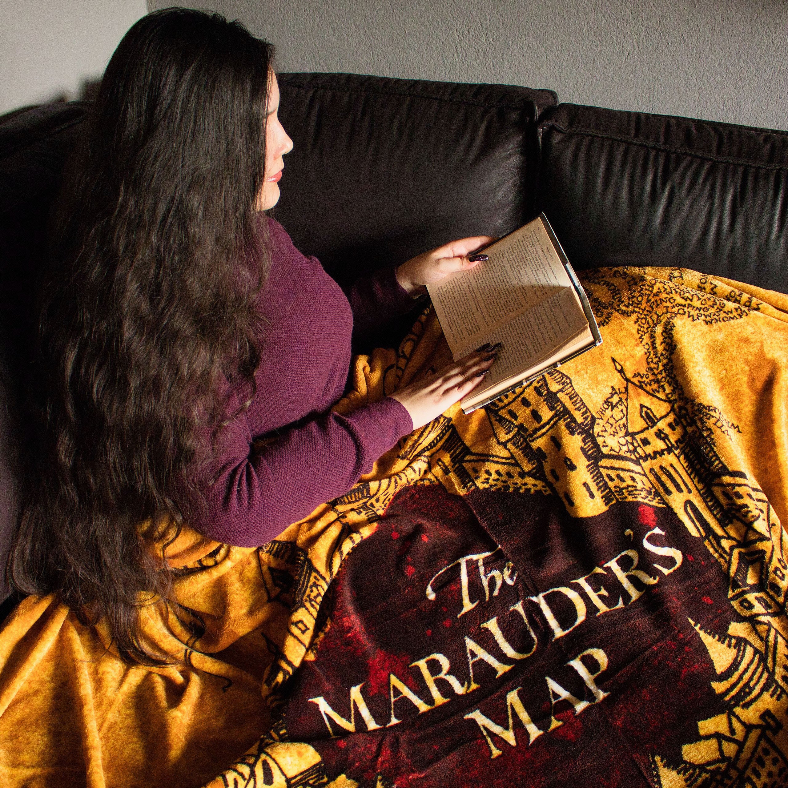 Zdjęcie produktu Harry Potter - Koc z Mapą Huncwotów