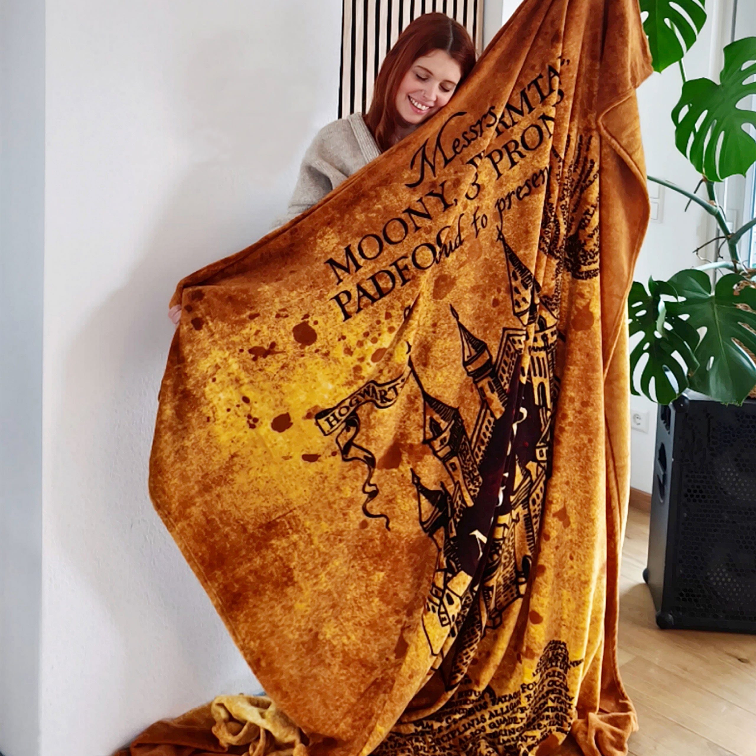 Zdjęcie produktu Harry Potter - Koc z Mapą Huncwotów