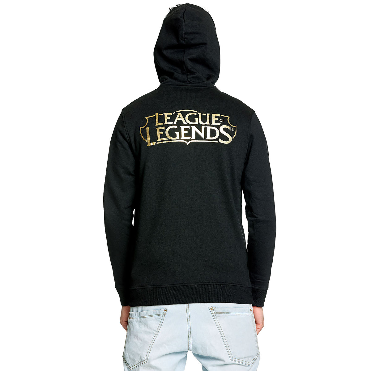Zdjęcie produktu League of Legends - Czarna bluza z kapturem z logo