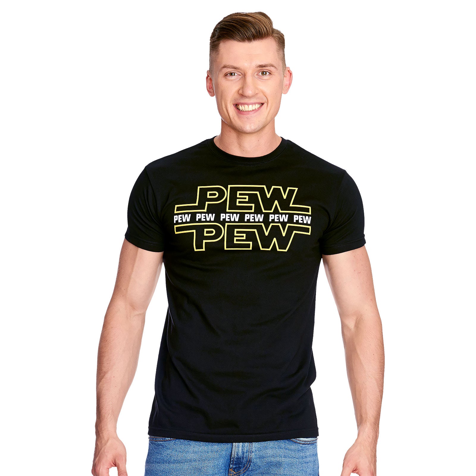 Zdjęcie produktu Pew Pew - Czarna koszulka