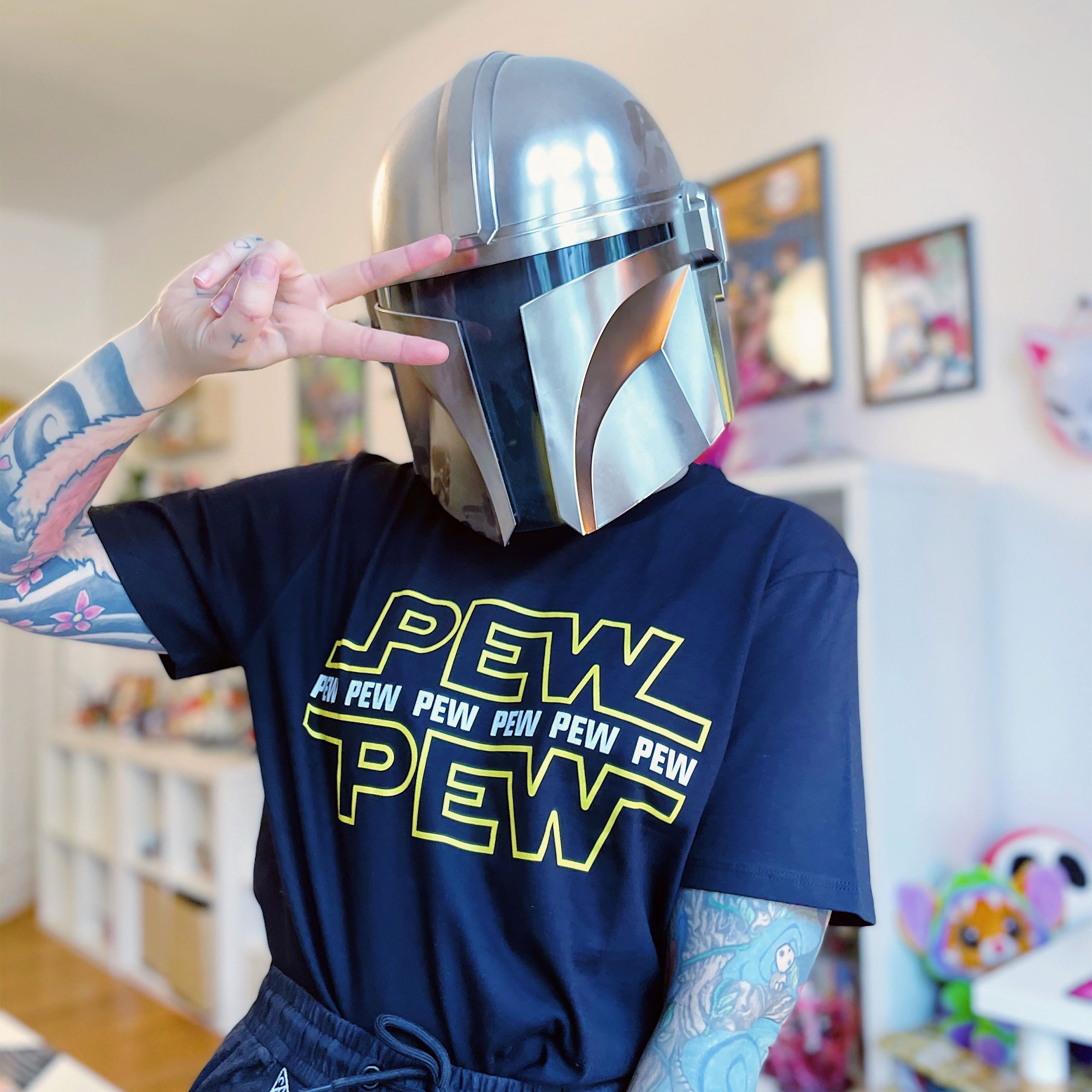 Zdjęcie produktu Pew Pew - Czarna koszulka