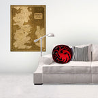 Zdjęcie produktu Gra o Tron - Poduszka z herbem Targaryenów