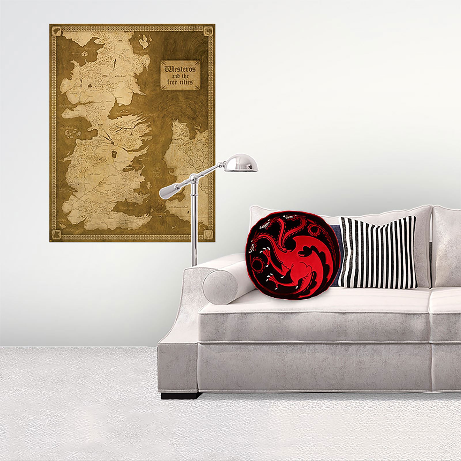 Zdjęcie produktu Gra o Tron - Poduszka z herbem Targaryenów