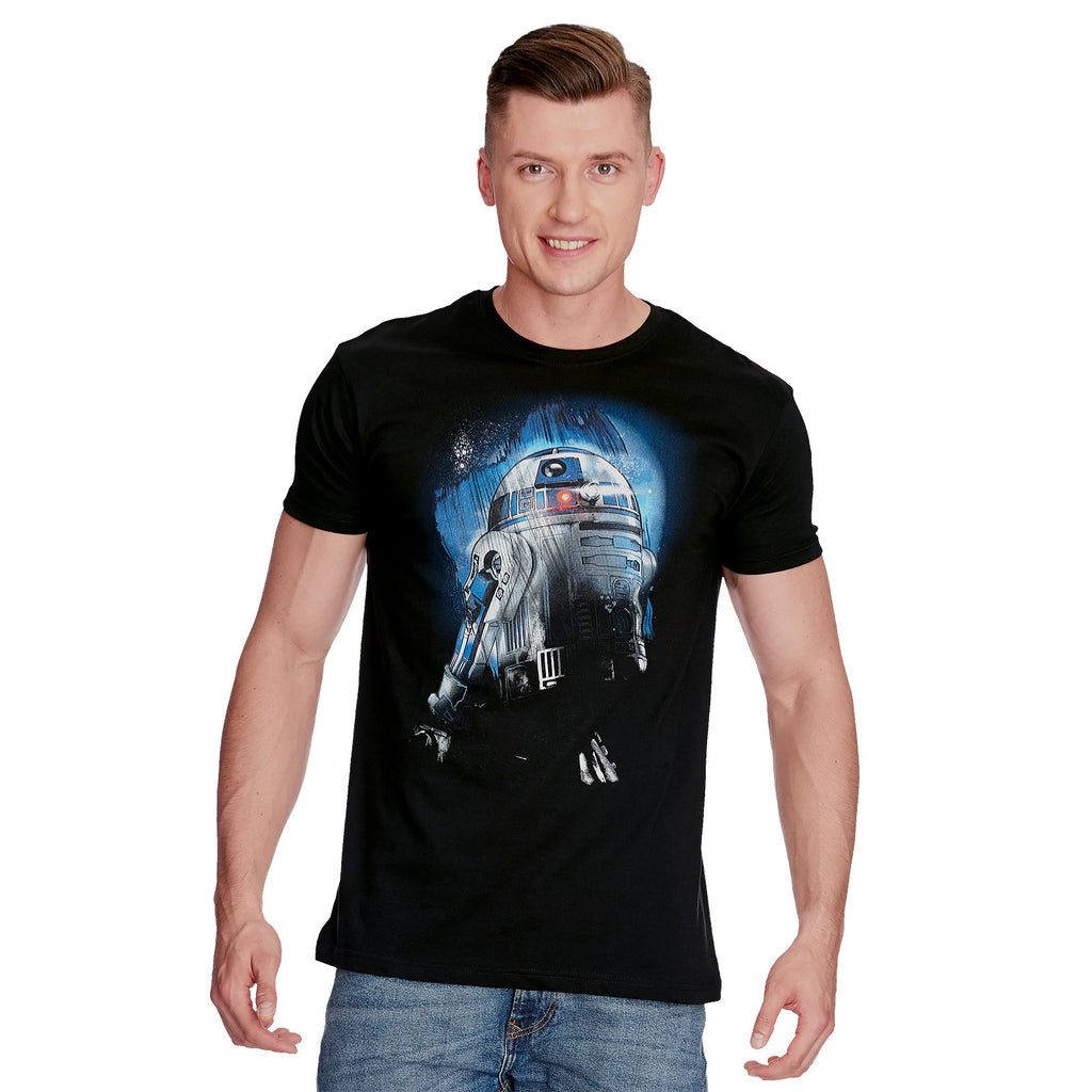 Zdjęcie produktu Star Wars - R2-D2 Droid in the Dark T-Shirt czarne