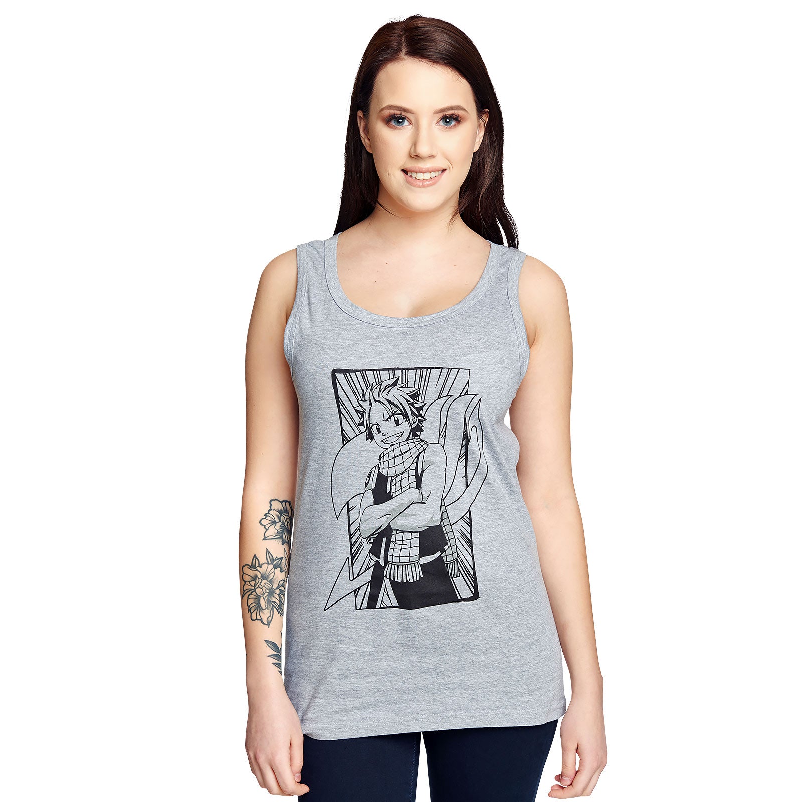 Zdjęcie produktu Fairy Tail - Natsu Dragneel Tank Top szary
