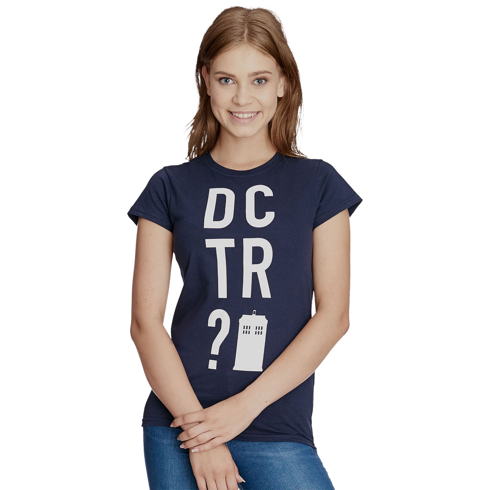Zdjęcie produktu Doctor Who - DCTR T-Shirt damskie niebieskie