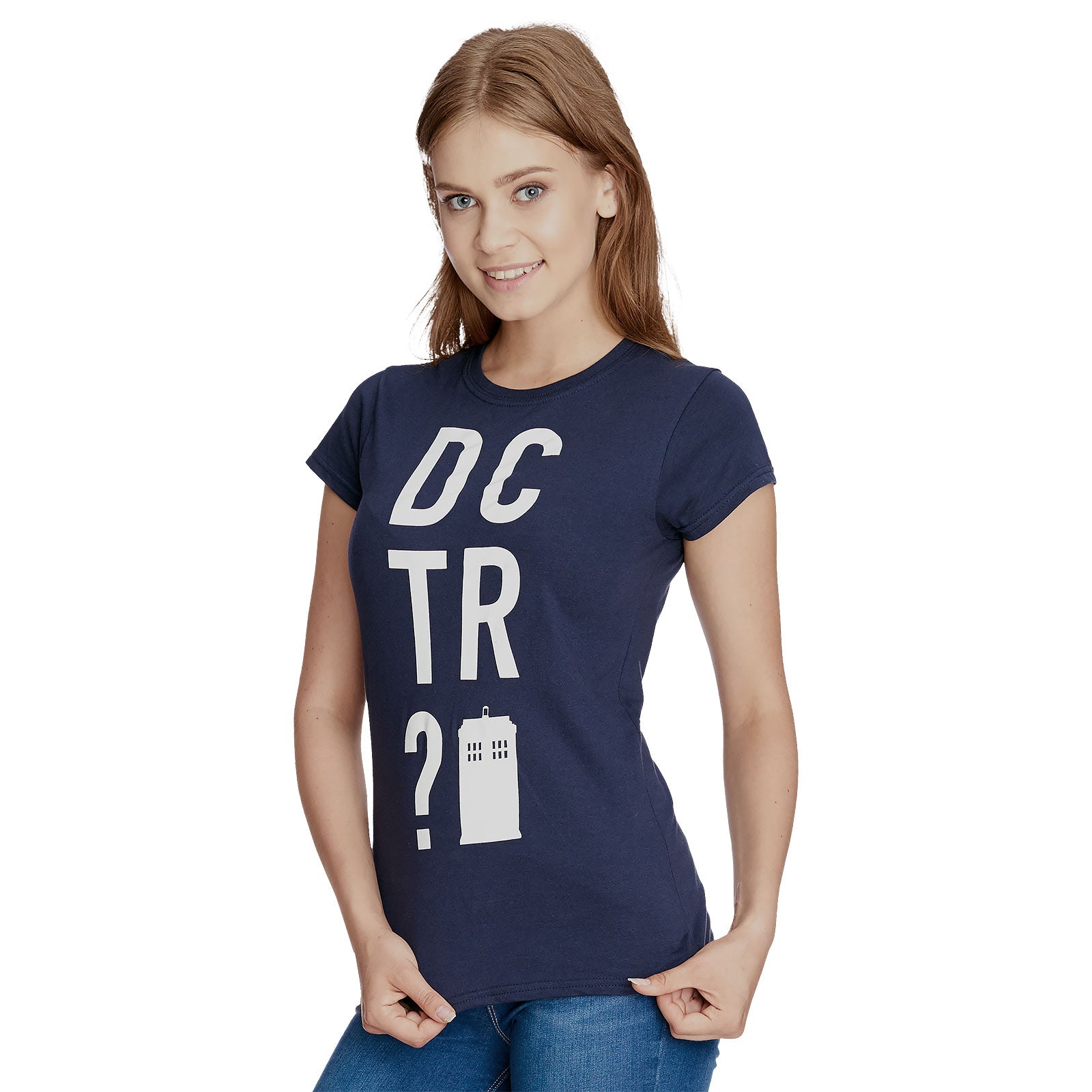 Zdjęcie produktu Doctor Who - DCTR T-Shirt damskie niebieskie
