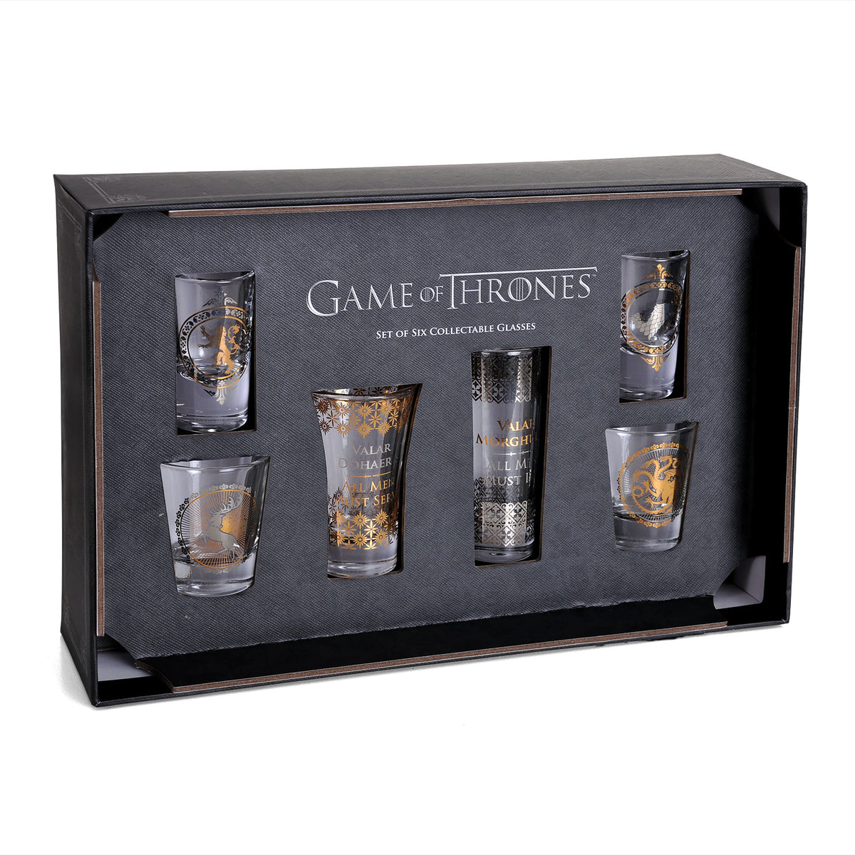 Zdjęcie produktu Game of Thrones - Zestaw kieliszków z herbami 6 sztuk