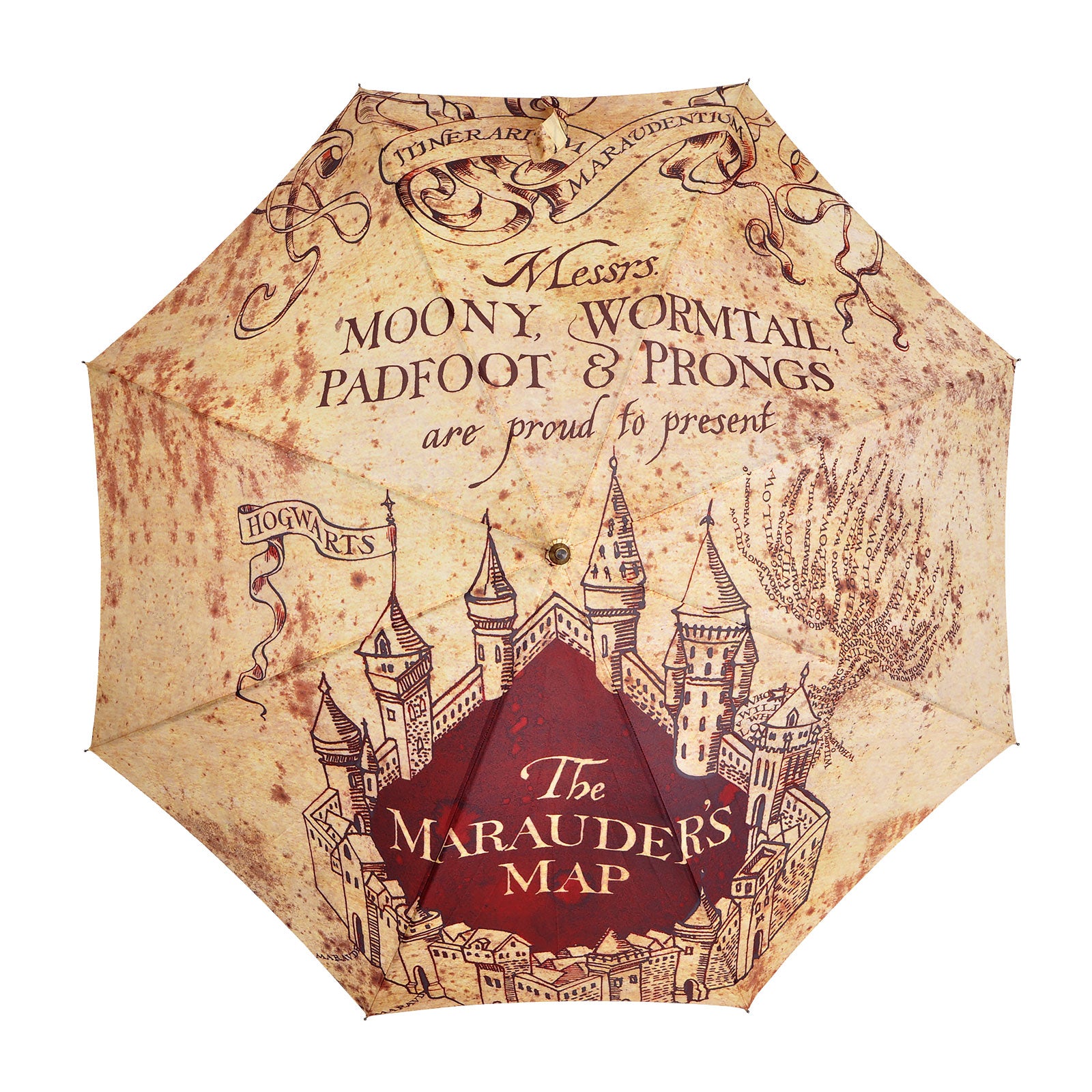Zdjęcie produktu Harry Potter - Parasolka Mapa Huncwotów beżowa