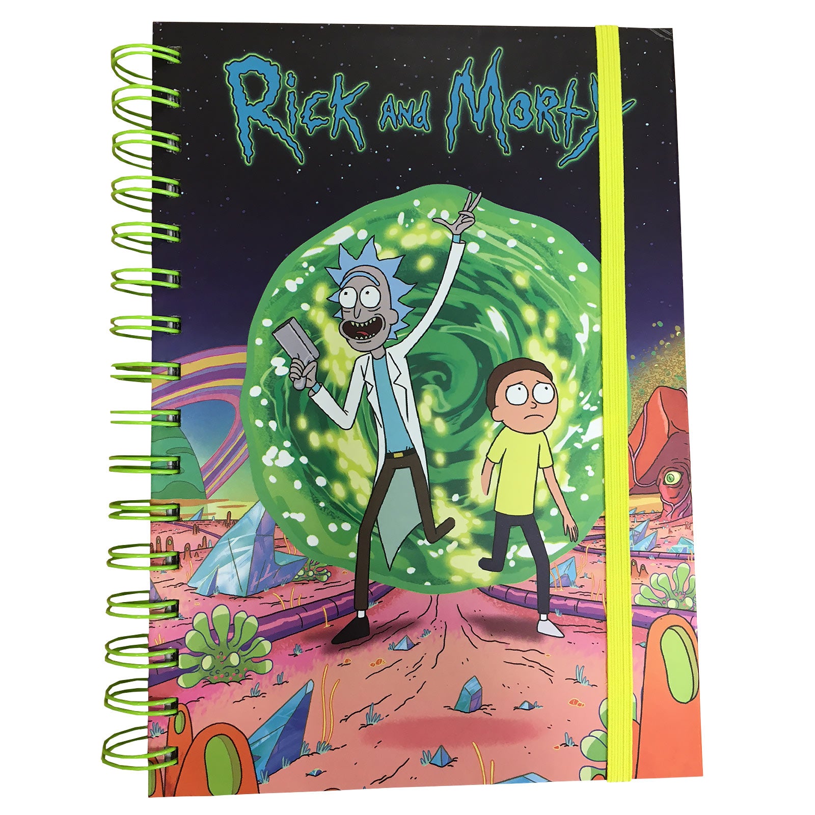Product image Rick and Morty - Portal Notebook A5 neon