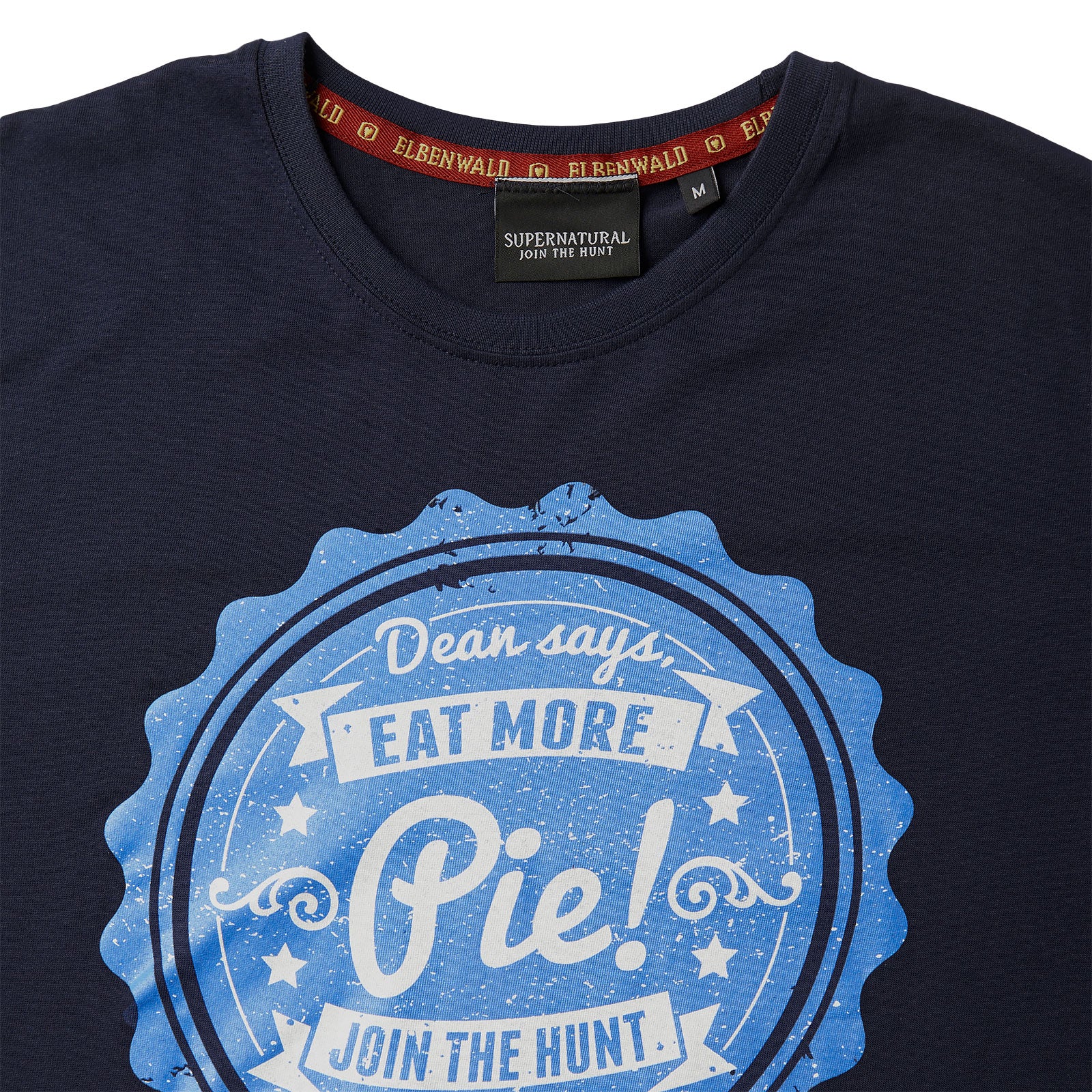 Zdjęcie produktu Supernatural - Eat More Pie T-Shirt niebieski