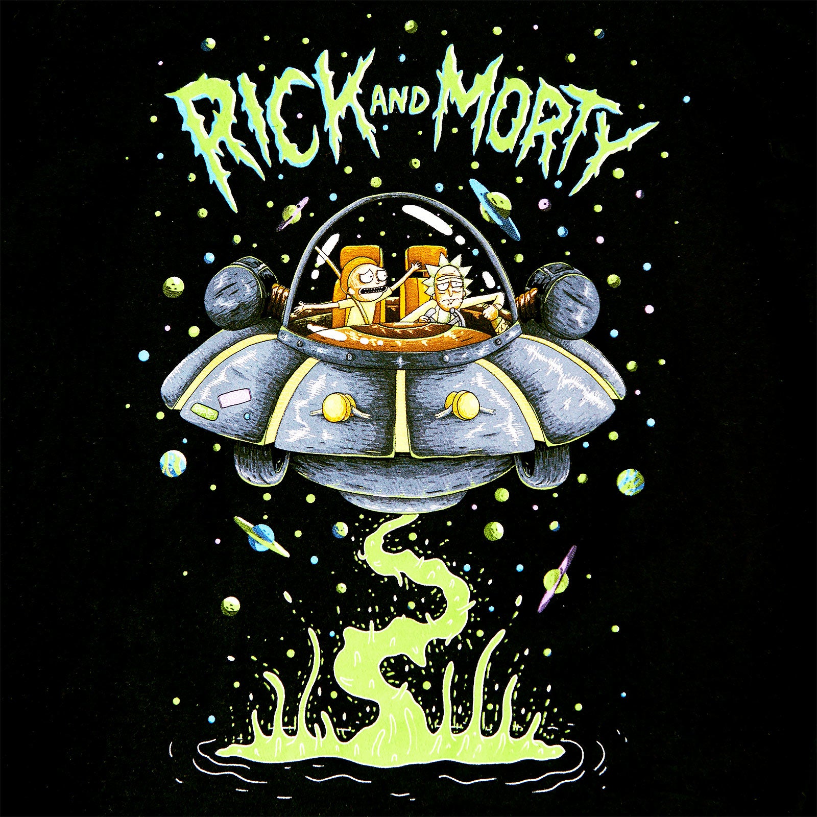 Product image Rick and Morty - Space Cruiser T-Shirt black