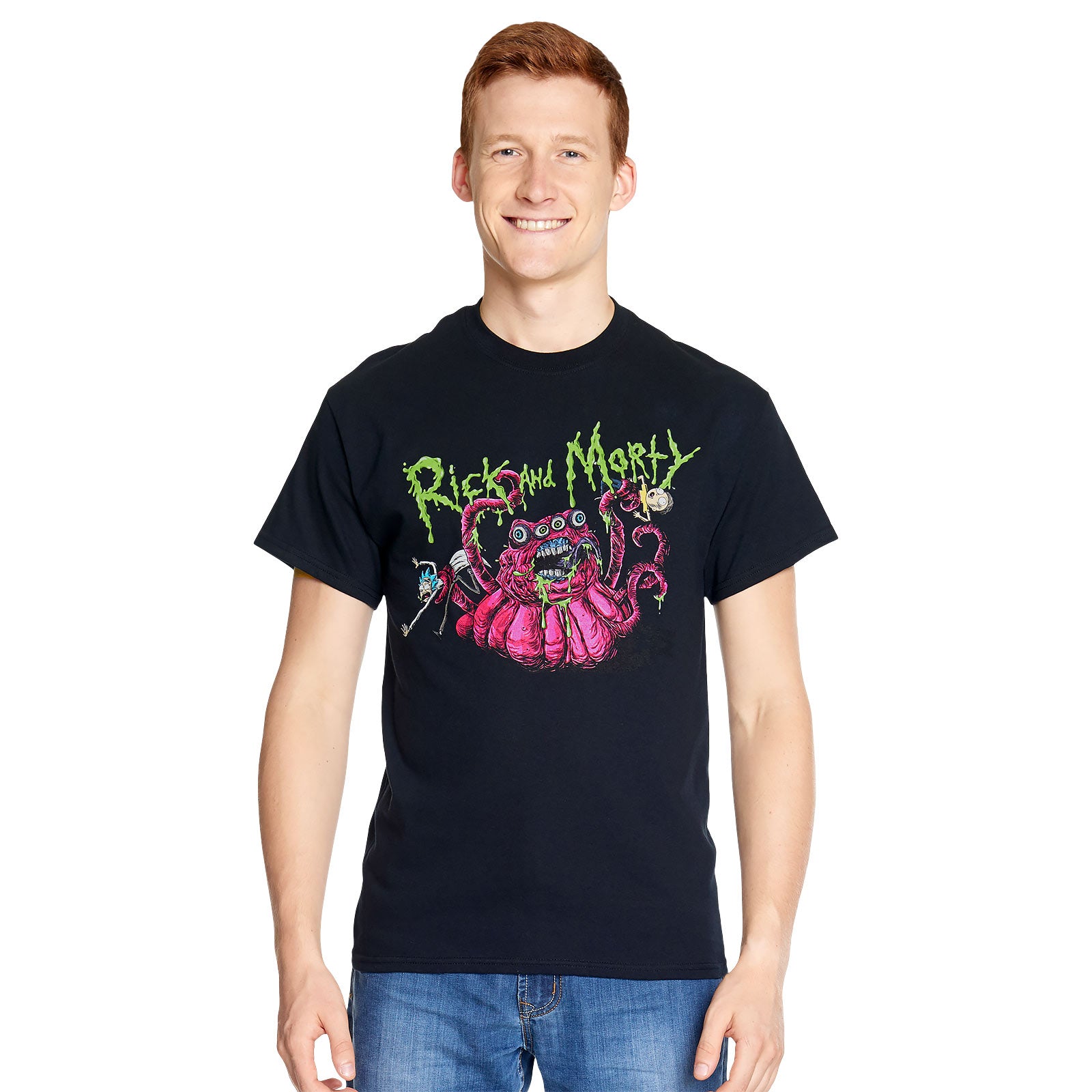 Zdjęcie produktu Rick and Morty - Monster Slime T-Shirt czarne