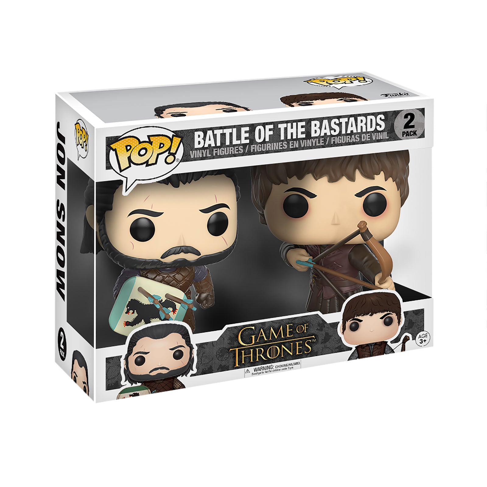 Zdjęcie produktu Gra o Tron - Jon Snow i Ramsay Bolton Mini-Figurki