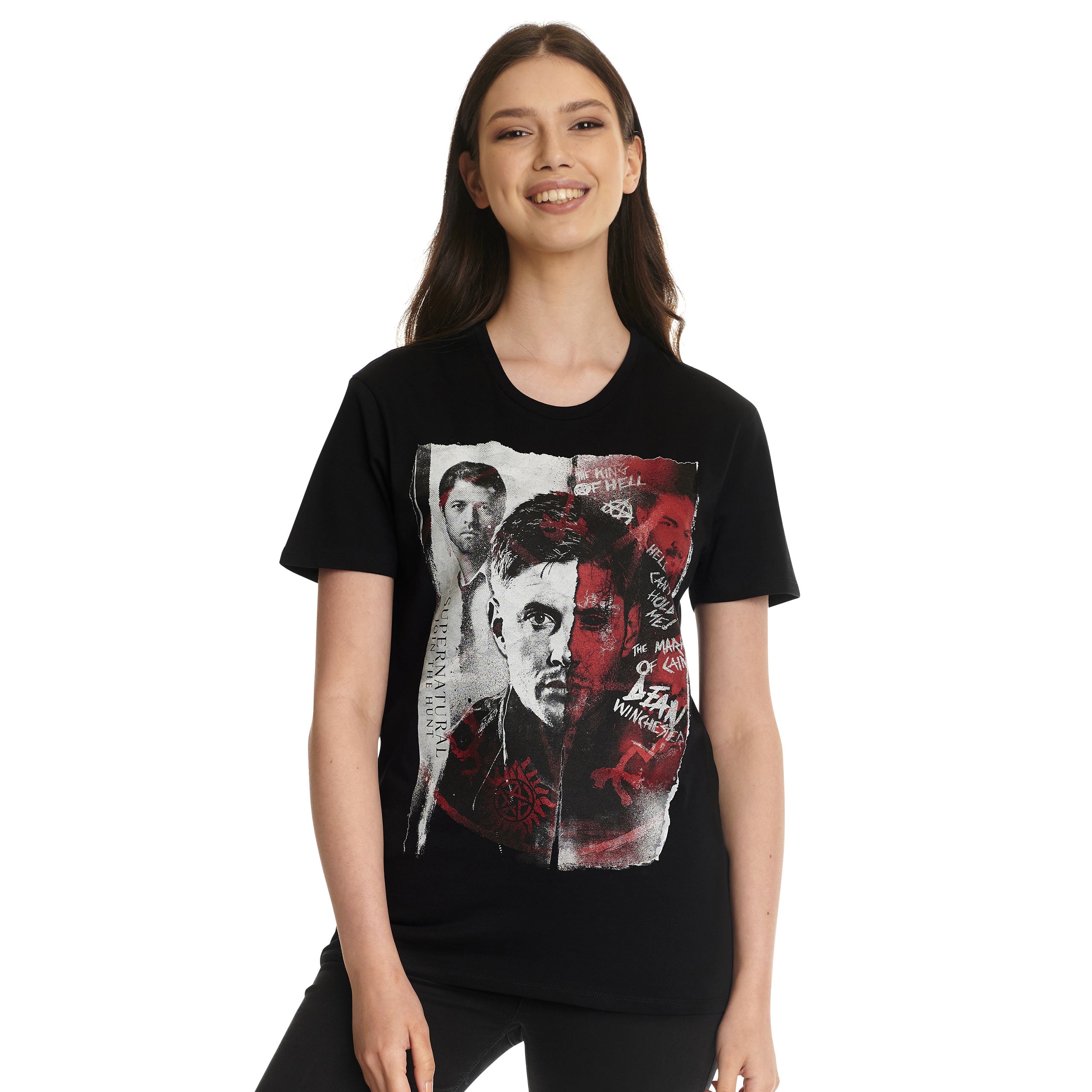 Zdjęcie produktu Supernatural - Dean Winchester T-Shirt czarne