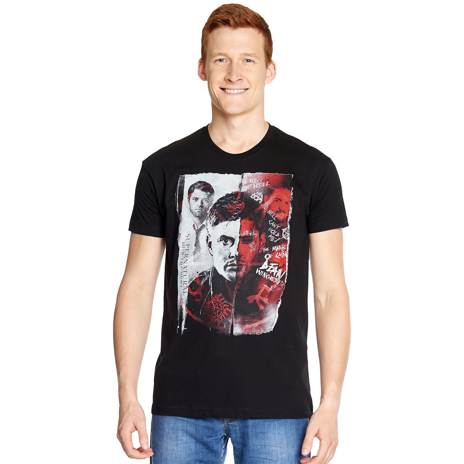 Zdjęcie produktu Supernatural - Dean Winchester T-Shirt czarne