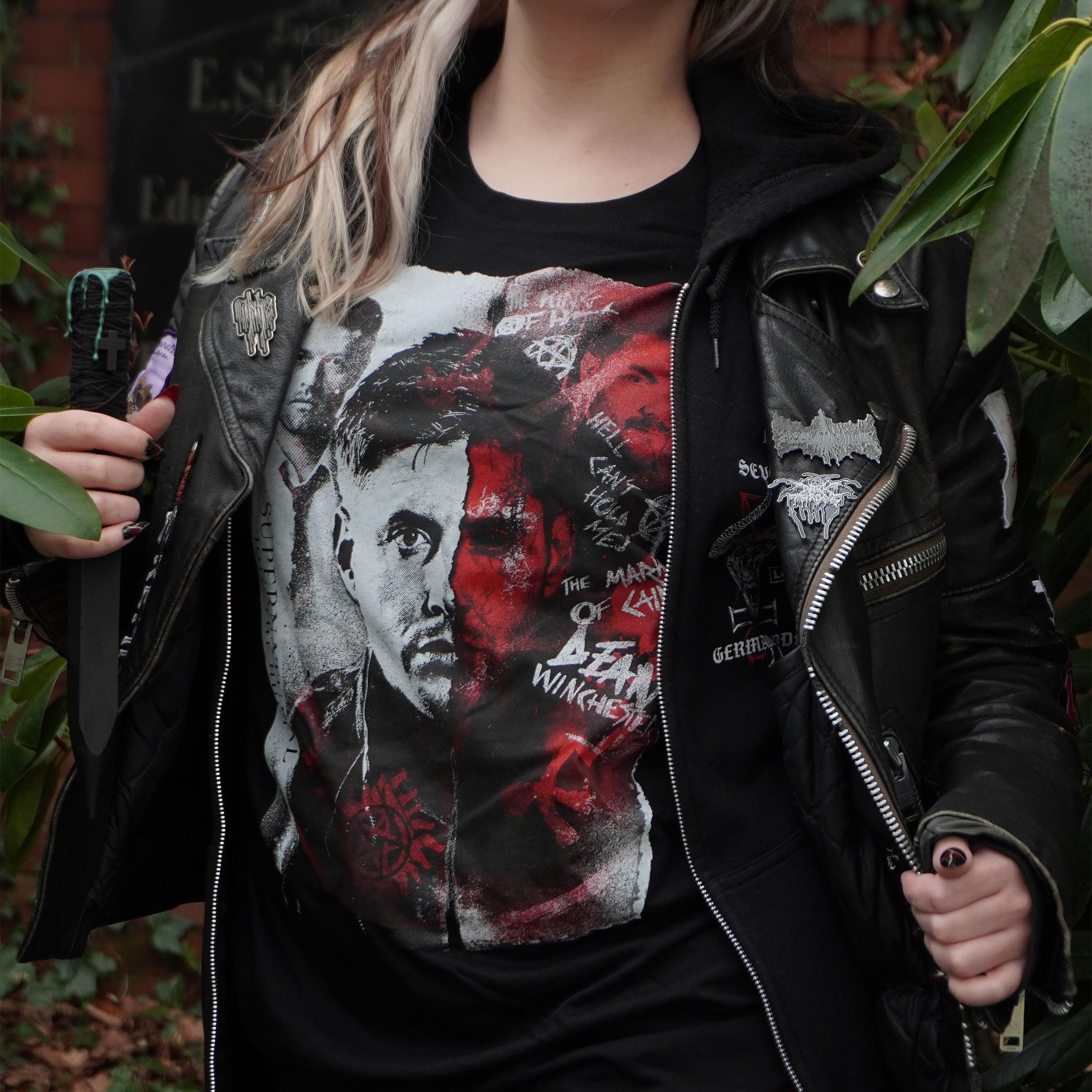 Zdjęcie produktu Supernatural - Dean Winchester T-Shirt czarne