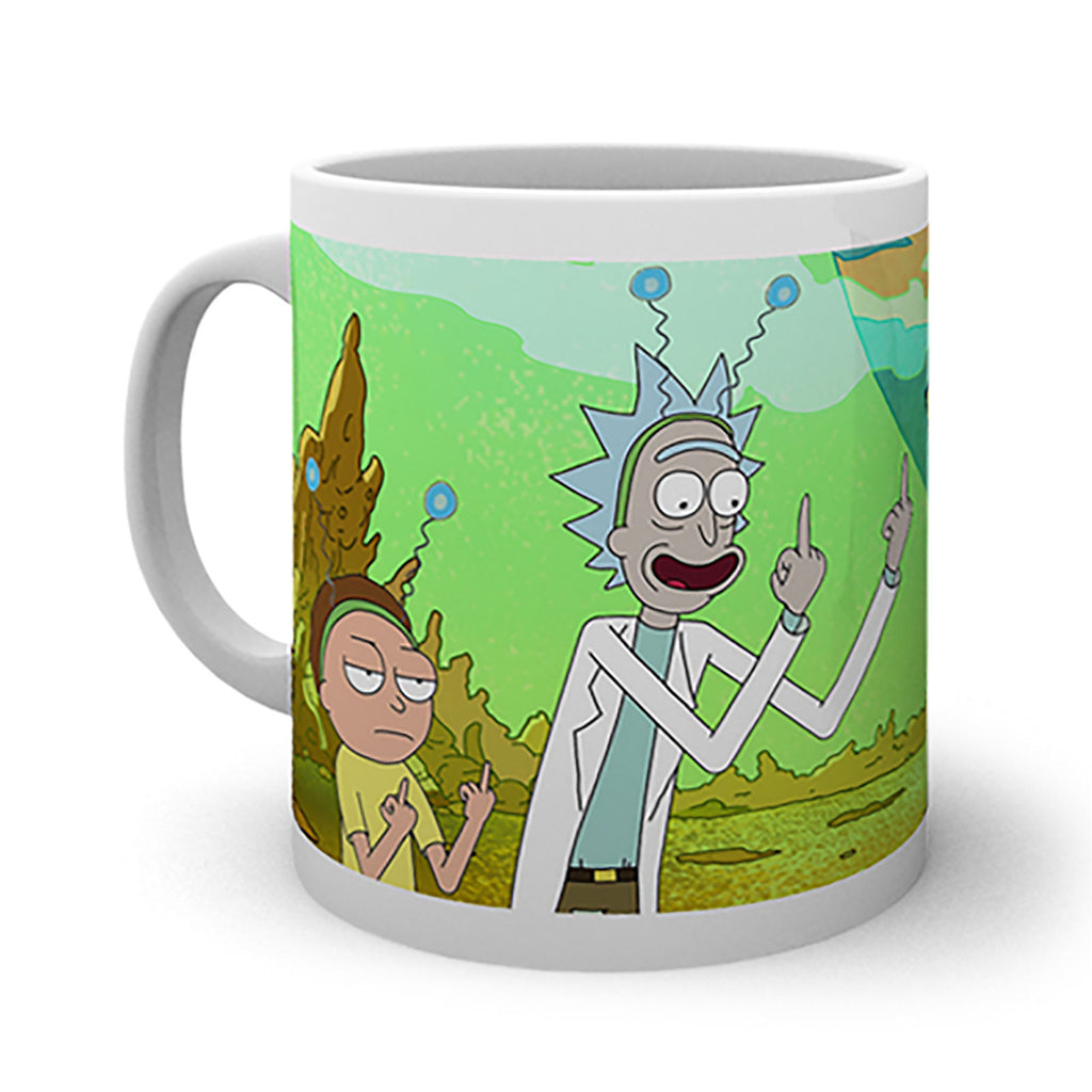 Zdjęcie produktu Rick and Morty - Peace Kubek