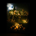 Zdjęcie produktu Harry Potter - Obraz na ścianę z oświetleniem Hogwart