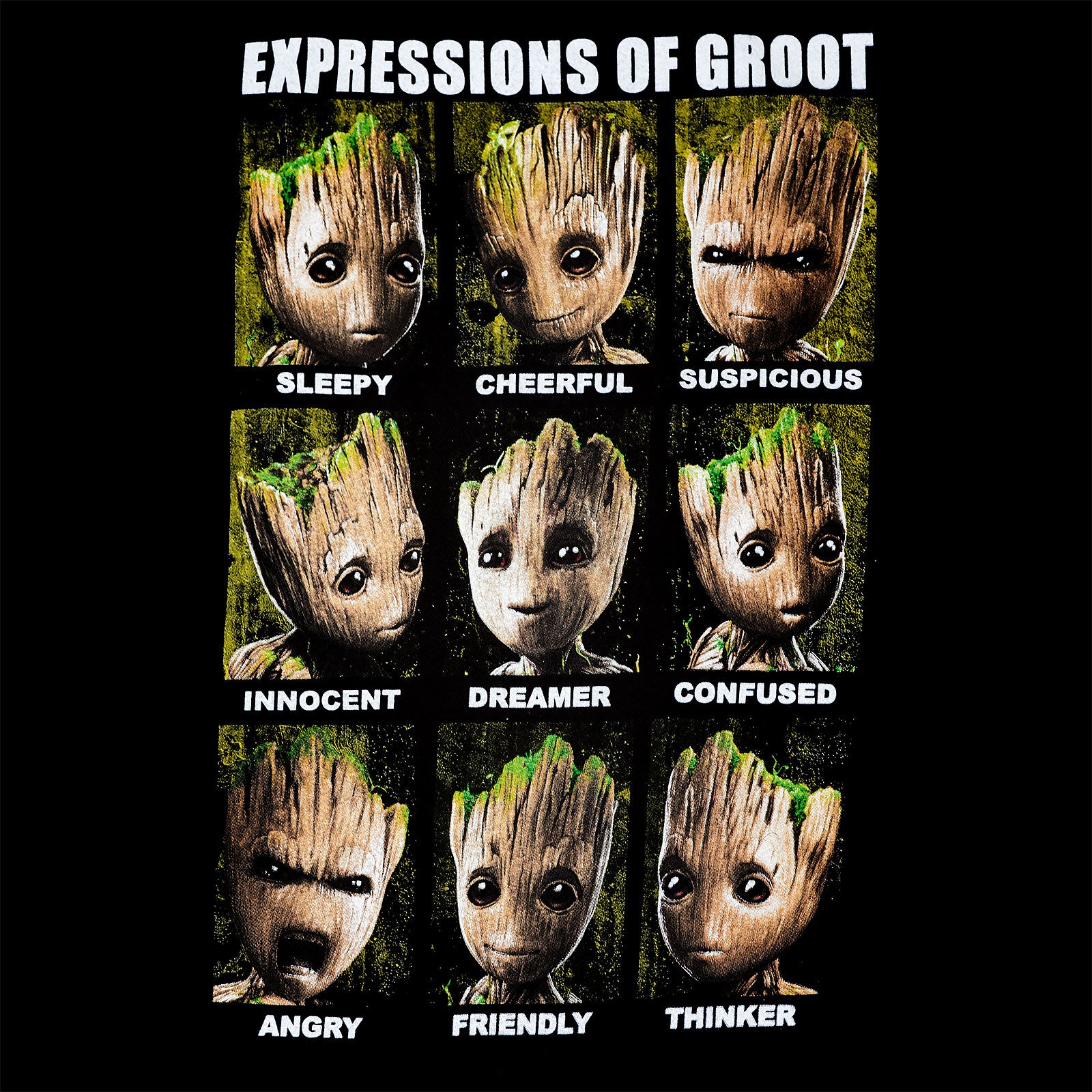 Zdjęcie produktu Guardians of the Galaxy - Groot Expressions Tank Top czarny