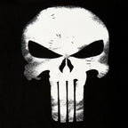 Zdjęcie produktu Punisher - Czarno-biała bluza z kapturem z logo czaszki