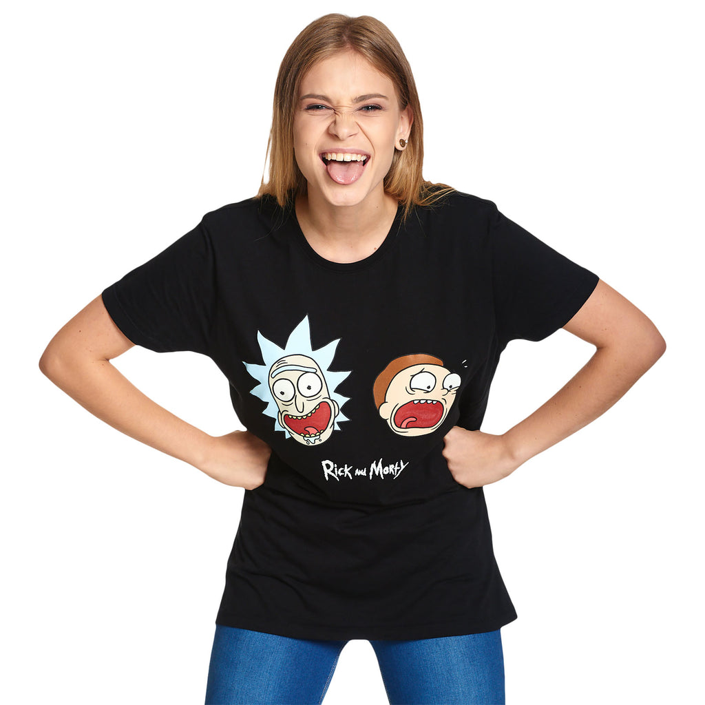 Zdjęcie produktu Rick and Morty - Crazy Faces Glow in the Dark T-Shirt