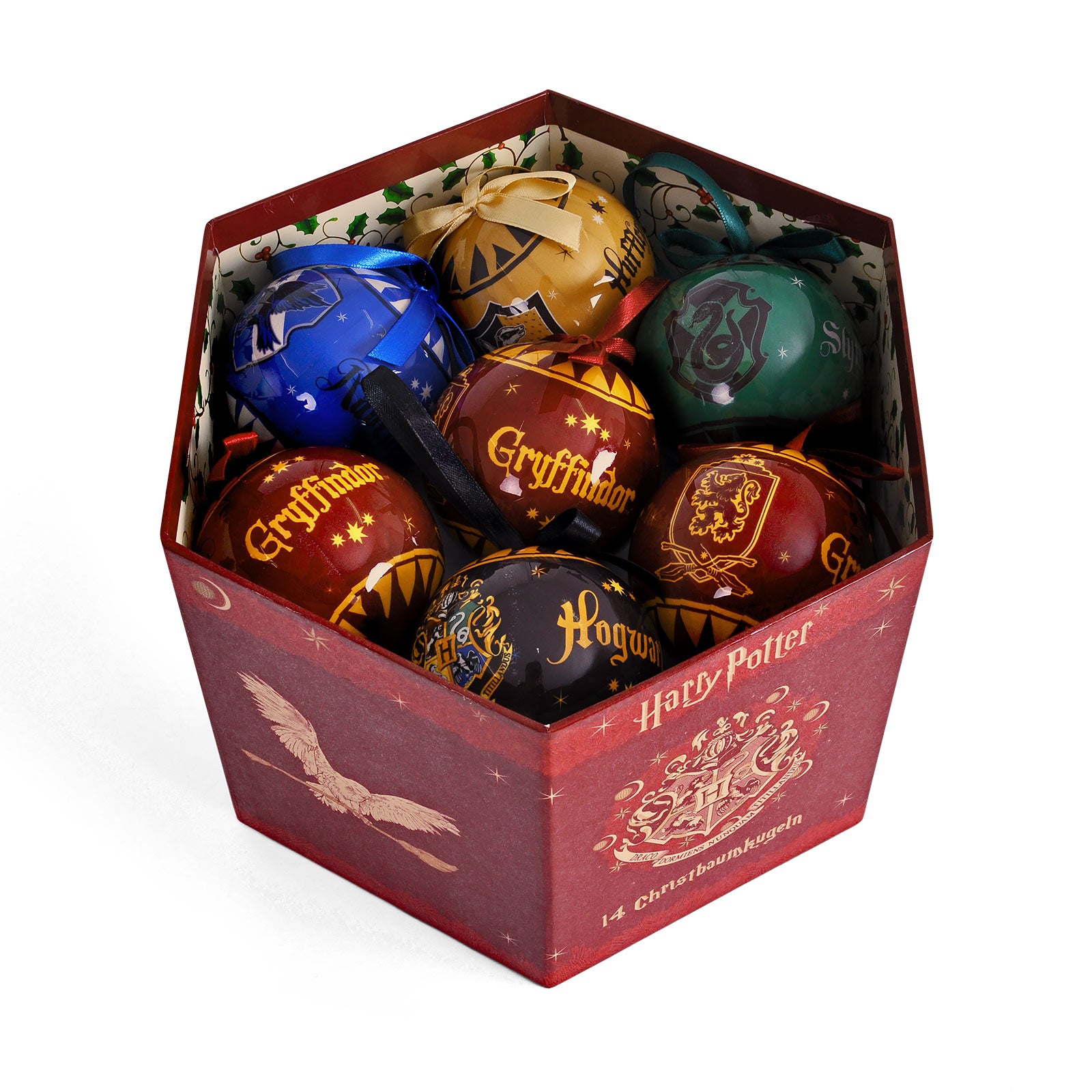 Zdjęcie produktu Harry Potter - Bombki na choinkę Hogwarts 14 szt.