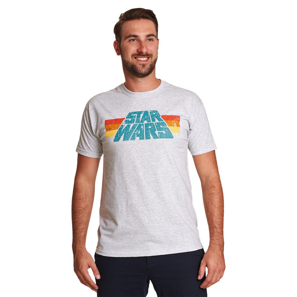 Zdjęcie produktu Star Wars - Vintage 77 Logo T-Shirt szare