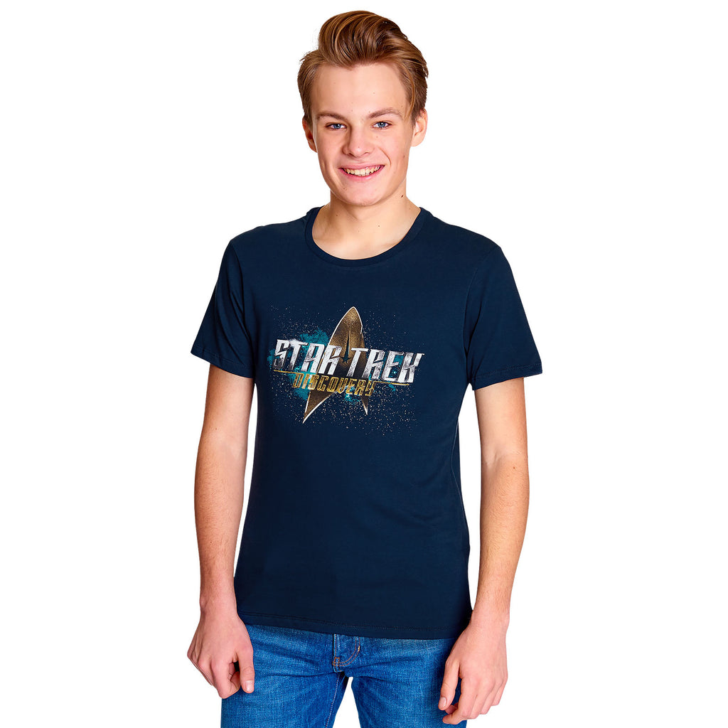 Zdjęcie produktu Star Trek - Discovery Logo T-Shirt niebieski