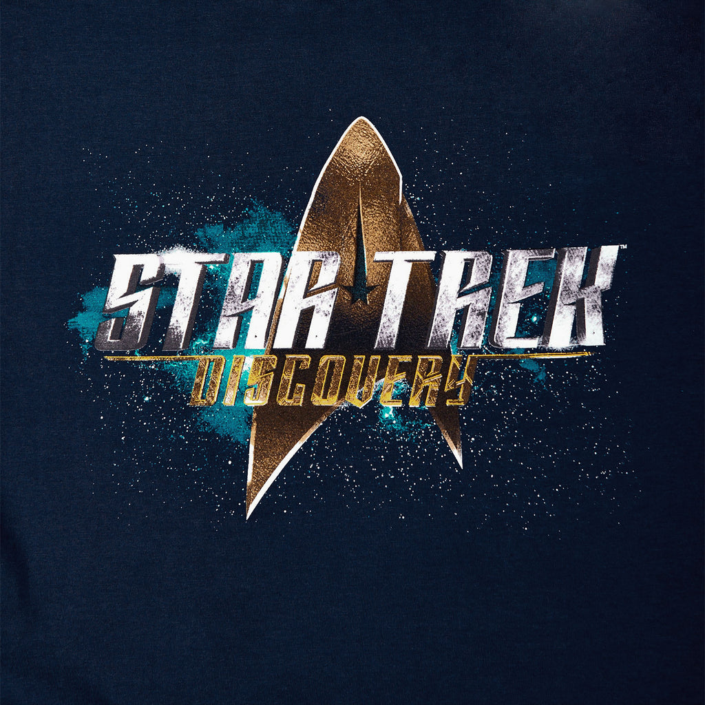Zdjęcie produktu Star Trek - Discovery Logo T-Shirt niebieski