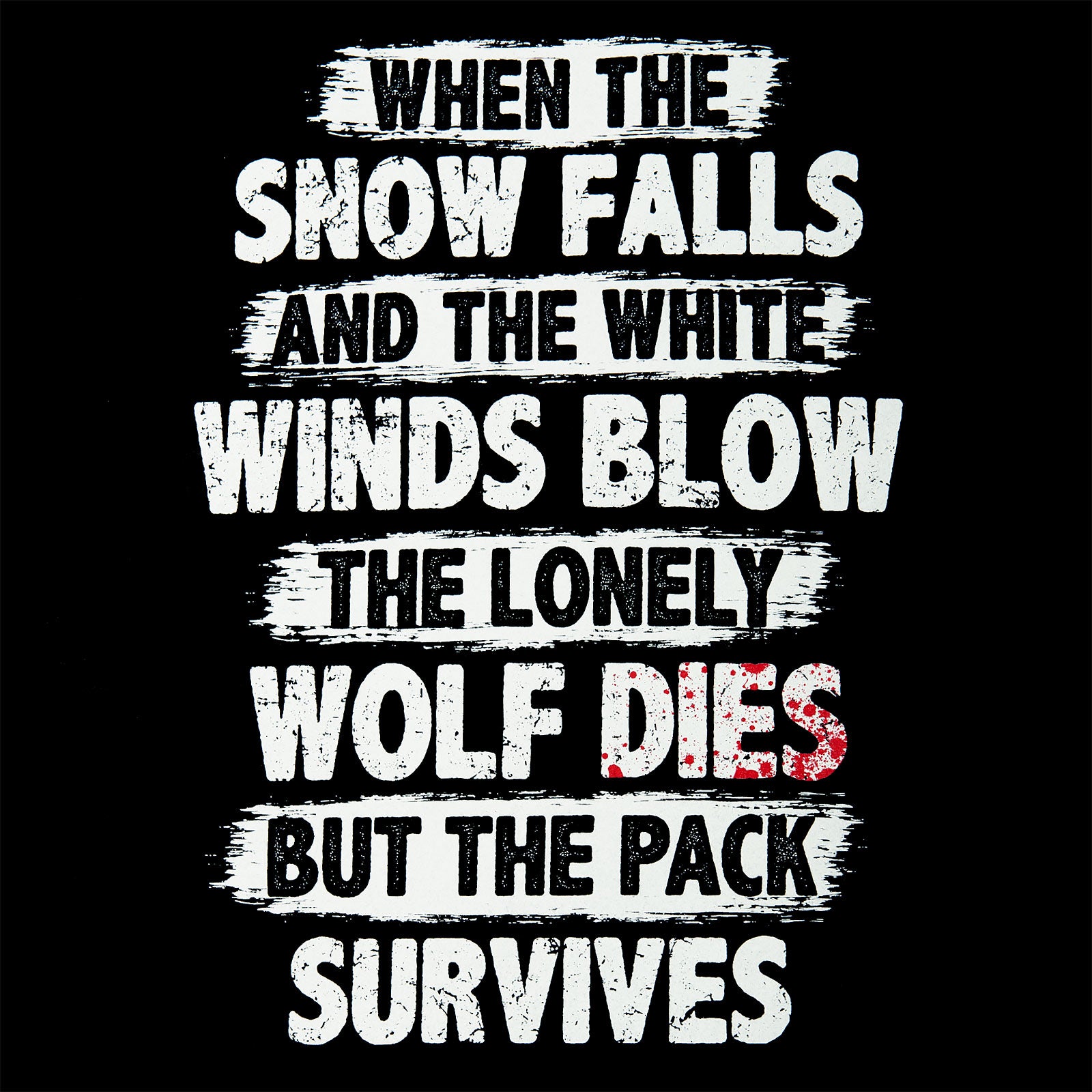 Zdjęcie produktu The Pack Survives T-Shirt czarne