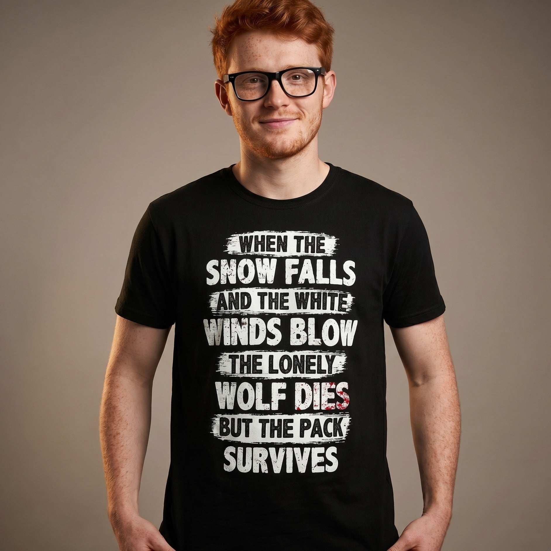Zdjęcie produktu The Pack Survives T-Shirt czarne