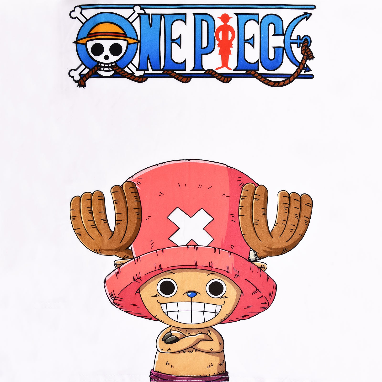 Zdjęcie produktu One Piece - Chopper T-Shirt damskie Loose Fit białe